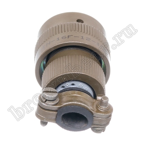 Разъём Amphenol серии 62IN, 10 контактов, розетка на кабель, тип 12, байонетный 62IN-16F-12-10S фото 6