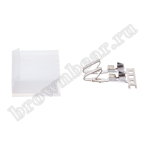 Разъем питания 6 контактов, гнездо на кабель, шаг 3.96 мм PHU-6/2 фото 5