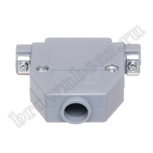 Корпус разъема D-SUB 25 контактов, серый, тип 2 DP-25C-G фото 6