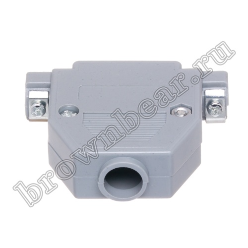 Корпус разъема D-SUB 25 контактов, серый, тип 2 DP-25C-G фото 5