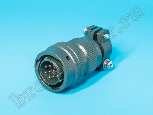 Разъём промышленный байонет MIL-26482 Series I серии HVMS 10 контактов, вилка на кабель фото 2
