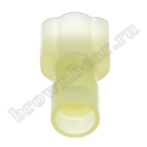 Клемма плоская обжимная 6.3 мм, вилка на провод 4.0 - 6.0 мм², полностью изолированная, кратно 100шт., РПИ-П TAI-5.5IF фото 3