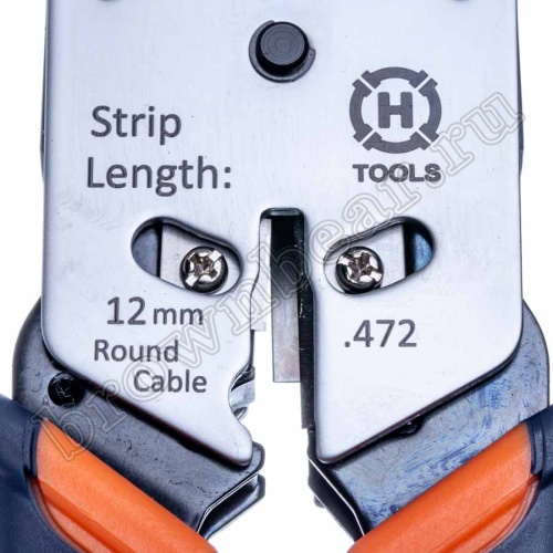 Пресс-клещи (кримпер) для обжима разъемов RJ-45, c храповым механизмом HT-L2182R фото 3