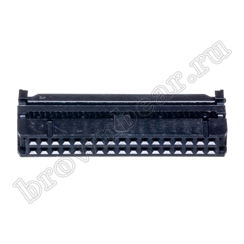 Разъем IDC 2х17 розетка на плоский кабель, шаг 2.54мм IDC-34 фото 2