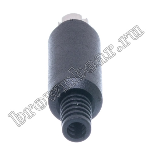 Вилка mini DIN 4 контакта на кабель, SVHS MDN-4M фото 6