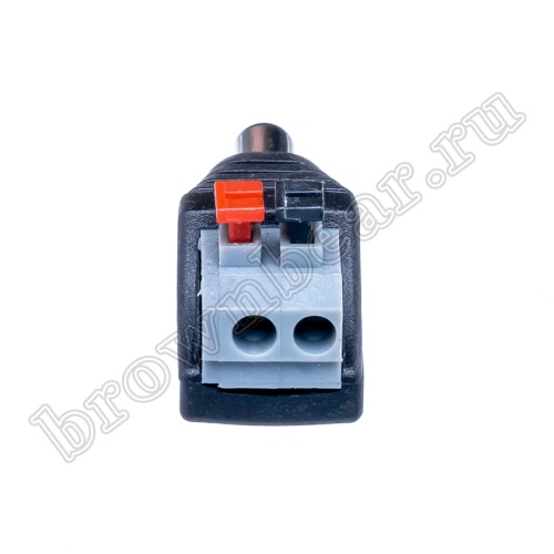 Разъем питания DC штекер 2.1 х 5.5мм, на кабель с зажимной колодкой DJK-111AK фото 3