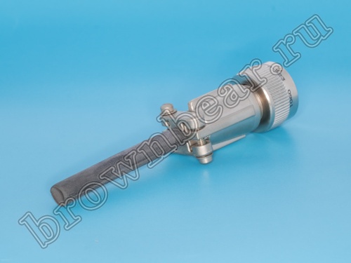 Разъем Amphenol серии 97B, ACA-B, 2 контакта, вилка на кабель, тип 12S, байонет 97B3106F-12S-3P(A23) фото 3