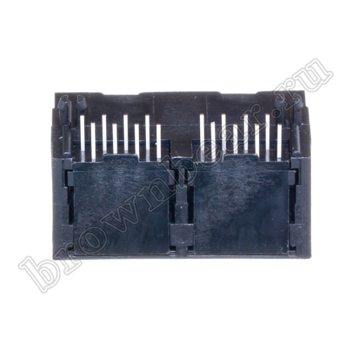 Разъём RJ-45 2 гнезда на плату 8P8C, тип 9 TJ9-8P8C-02 фото 9