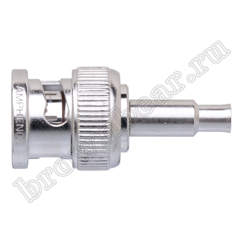 Разъем BNC Amphenol, штекер на кабель RG-174U, обжимной 31-315-RFX фото 5