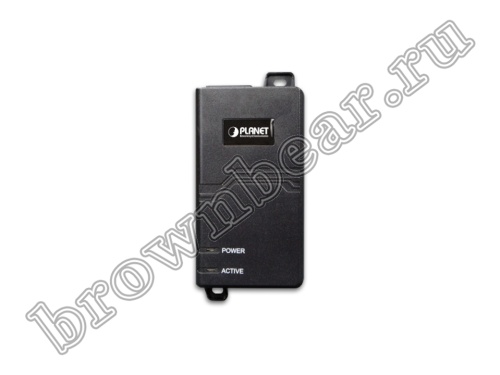 POE-173 Ultra РоЕ инжектор Planet 10/100/1000Мб/с, IEEE 802.3at, 60Ватт, встроенный блок питания фото 3