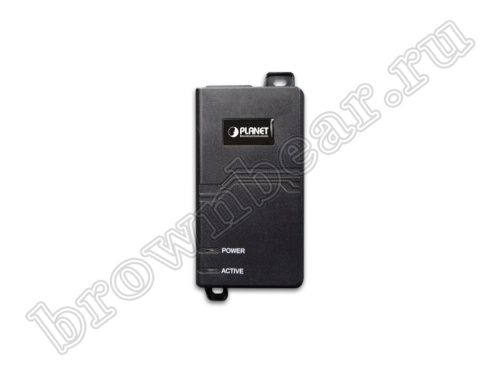 POE-173 Ultra РоЕ инжектор Planet 10/100/1000Мб/с, IEEE 802.3at, 60Ватт, встроенный блок питания фото 3