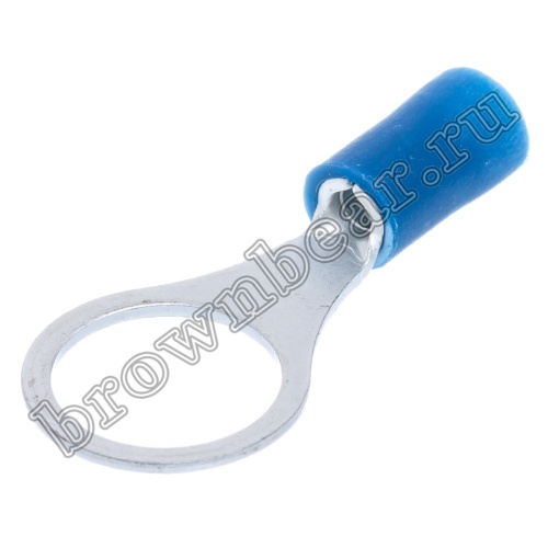 Клемма кольцевая обжимная тип "O" 10.5 мм, на провод 1.5 - 2.5 мм², изолированная, кратно 100шт. TRI-2-10