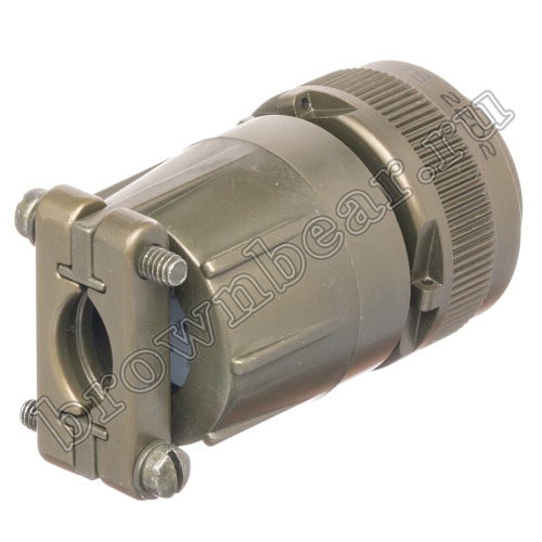 Разъём Amphenol серии MS, 14 контактов, розетка на кабель, тип 20, резьбовой MS3106E-20-27S фото 5