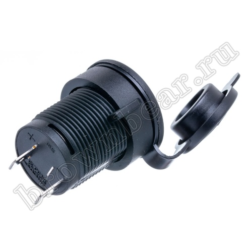 Разъем гнездо для автоприкуривателя, с крышкой ACA-3 фото 3