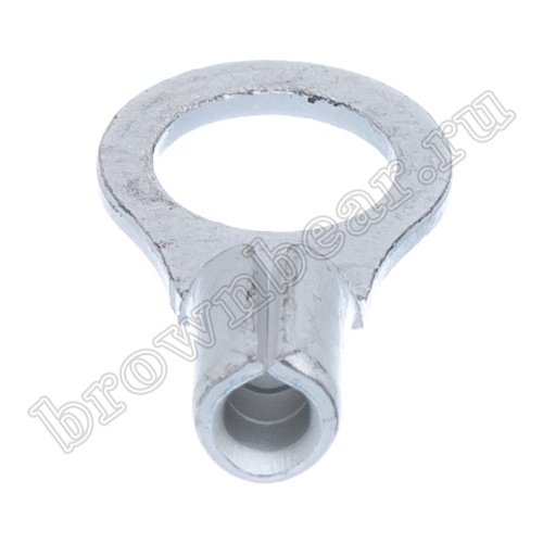 Клемма кольцевая обжимная тип "O" 5.3 мм, на провод 0.25 - 1.5 мм², неизолированная, кратно 100шт. TR-1.25-5 фото 4