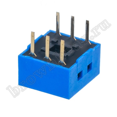 Переключатель Dip-Switch 3 контактных группы SWD1-3 фото 3