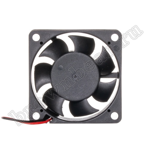 Вентилятор для корпуса 60х60х20, DC 12В, 0.20А, подшипник скольжения DAC6020L12S фото 2