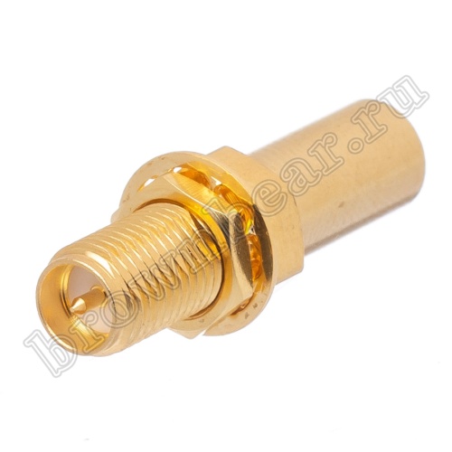 Разъем RP-SMA Amphenol, штекер на кабель RG-58, обжимной, позолоченный 132118RP