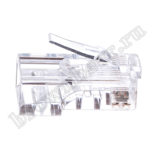 Разъём RJ-45 (8P8C) 3 зубца, вилка под витую пару TPR-8P8C-S3 фото 4