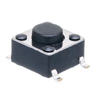 Кнопка тактовая SMD, 6х6 мм, h=4.3 мм, 4 контакта