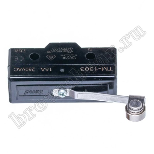 Концевой выключатель с роликом 220В, серии 13, тип 03 TM-1303 фото 3