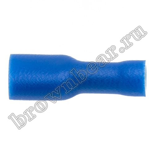 Клемма ножевая (плоская) обжимная 6.3 мм, гнездо на провод 1.5 - 2.5 мм², полностью изолированная, кратно 100шт., РППИ-М TAI-2FI фото 5