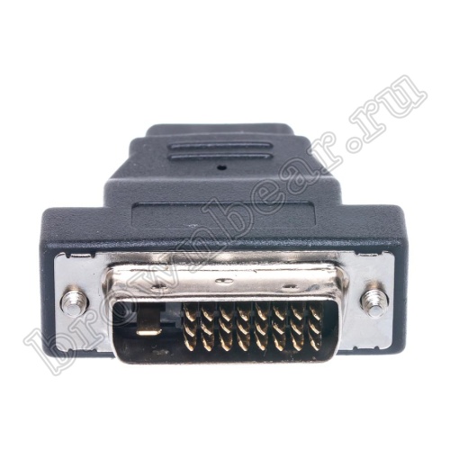 Переходник HDMI-19 (розетка) - DVI-25 (штекер) для монитора 4413-1 фото 2