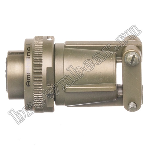 Разъём Amphenol серии MS, 7 контактов, розетка на кабель, тип 16S, резьбовой MS3106E-16S-1S фото 3