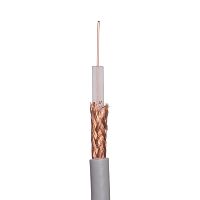 Кабель коаксиальный RG-59 U, бухта 100м, серый PCnet