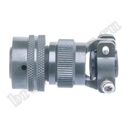 Разъём промышленный байонет MIL-26482 Series I серии HVMS 10 контактов, гнездо на кабель фото 5