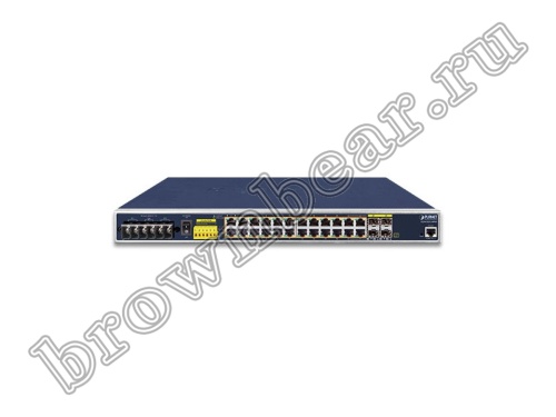 IGS-6325-24P4S Промышленный управляемый L3 коммутатор Planet, 24 порта 10/100/1000Мбит/с 802.3at PoE 440Вт, 4 порта SFP 100/1000Мбит/с фото 4