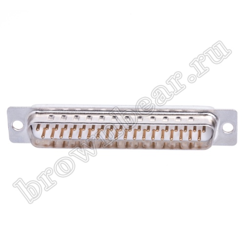 Разъем D-SUB  37 контактов, вилка на кабель, пайка, тип 2 DB-37M фото 4