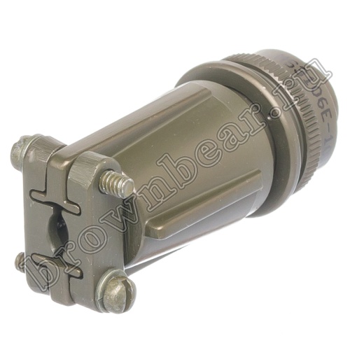 Разъём Amphenol серии MS, 3 контакта, вилка на кабель, тип 10SL, резьбовой MS3106E-10SL-3P фото 6