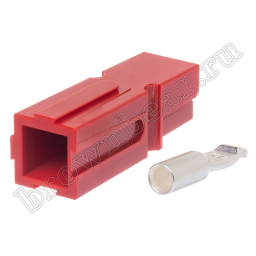 Разъем силовой "Андерсона" модульный для АКБ, 75 А, красный BMC1M-R фото 5