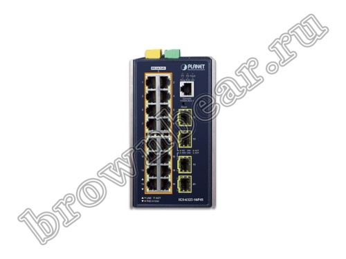 IGS-6325-16P4S Промышленный управляемый L3 коммутатор Planet, 16 портов 1Гбит/с PoE, 4 SFP порта 2.5Гбит/с фото 5