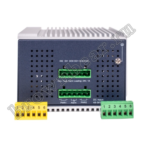 IGS-5225-8P2T4S Промышленный управляемый L2+ коммутатор Planet, 8 портов PoE 1Гбит/с, 2 порта 1Гбит/с, 2 порта SFP 1Гбит/с, 2 порта SFP 2.5Гбит/с фото 4