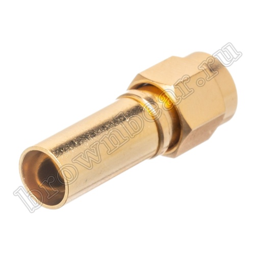 Разъем RP-SMA гнездо на кабель RG-58, обжимной, позолоченный RP-SMA-C58JG фото 3