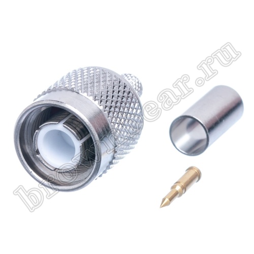 Разъем TNC вилка на кабель RG-58, обжимной TNC-C58P фото 8