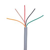 Кабель сигнальный коммуникационный 5 проводов, 28AWG, бухта 50м, неэкранированный, серый SIN YU