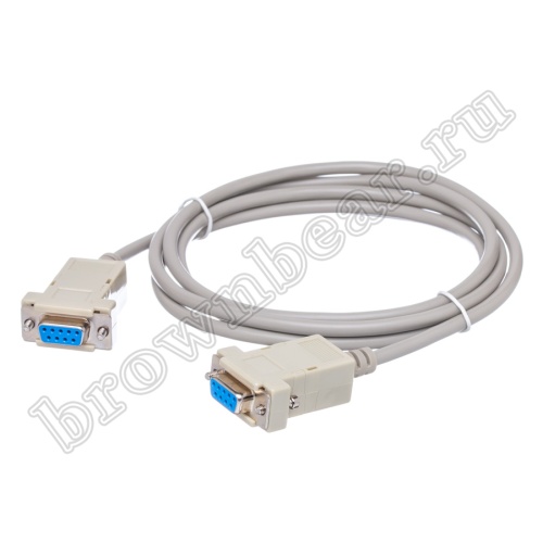 Кабель (шнур) нуль-модемный DB9F-DB9F, 1.8 метра