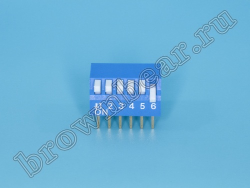 Переключатель Dip-Switch 6 контактных групп, пиано  фото 3