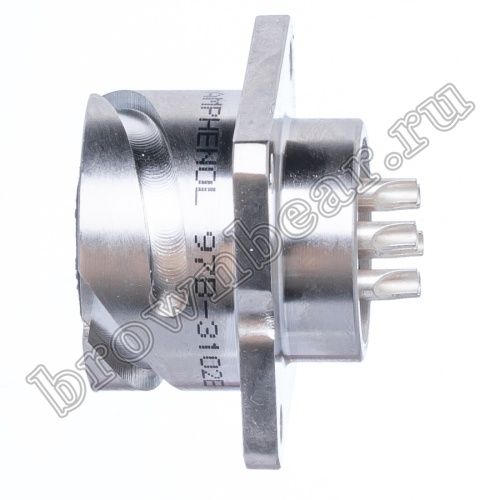 Разъем Amphenol серии 97B, ACA-B, 7 контактов, розетка на блок, байонет 97B3102E-16S-1S(A23) фото 3