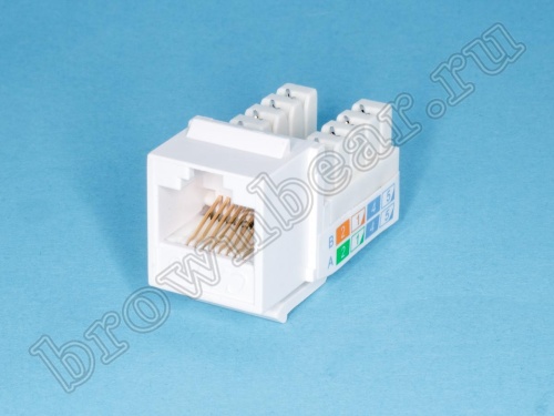 Модуль RJ-45 8P8C кат.6, Keystone, универсальный, компакт, PCnet 