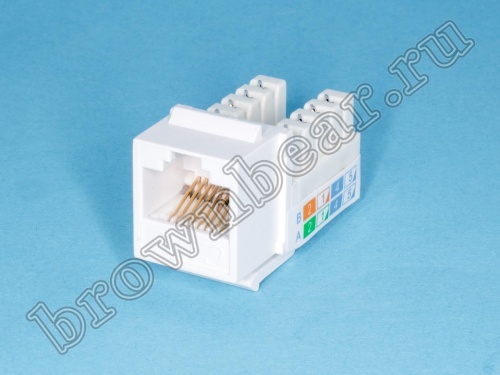 Модуль RJ-45 8P8C кат.6, Keystone, универсальный, компакт, PCnet 