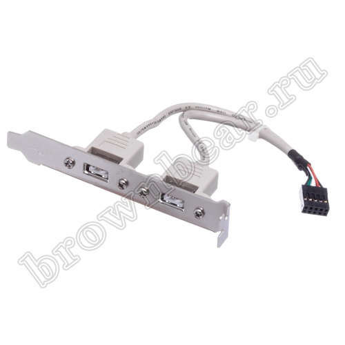Планка USB, 2 порта тип А - BLD-10 SCUA-22