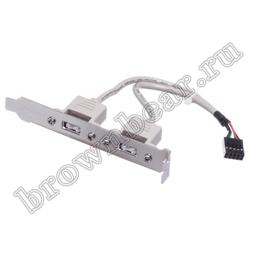 Планка USB, 2 порта тип А - BLD-10 SCUA-22