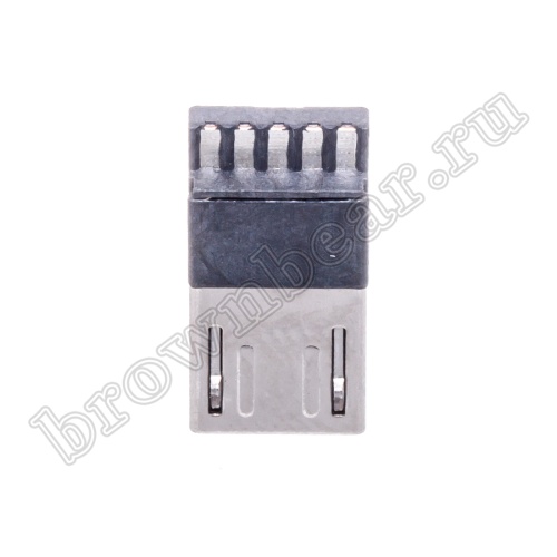 Разъем micro USB, вилка на кабель без корпуса, 5 контактов USB/Mc-SP/2 фото 4