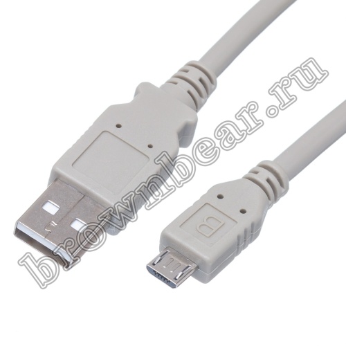 Кабель интерфейсный USB, type А - type micro USB, вилка - вилка, 0.3 метра фото 3