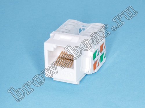 Модуль RJ-45 8P8C кат.5e, Keystone, тип KRONE 