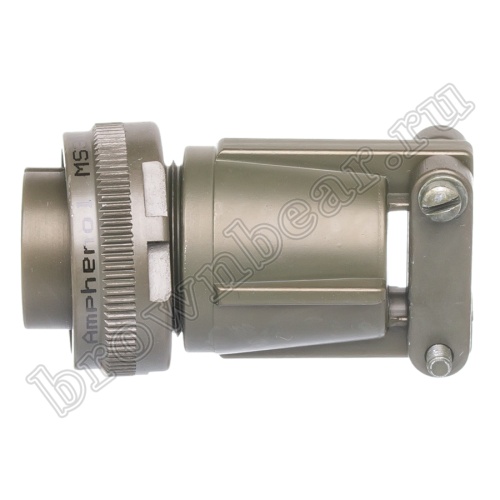 Разъём Amphenol серии MS, 7 контактов, вилка на кабель, тип 16S, резьбовой MS3106E-16S-1P фото 2